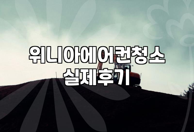 에어컨 청소, 직접 할까? 업체 부를까? 현실적인 고민과 선택 가이드